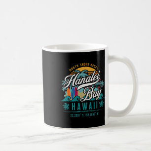 Mug Hanalei Byy North Shore Kauai Hawaii Rétro Soleil