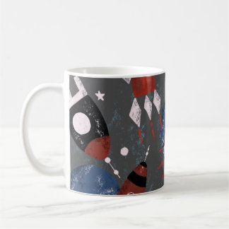 Mug Hand drawn digital pencil pastel color cute cartoo