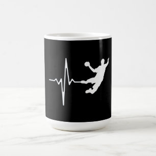 Mug Handball - Battement de coeur de joueur de handbal