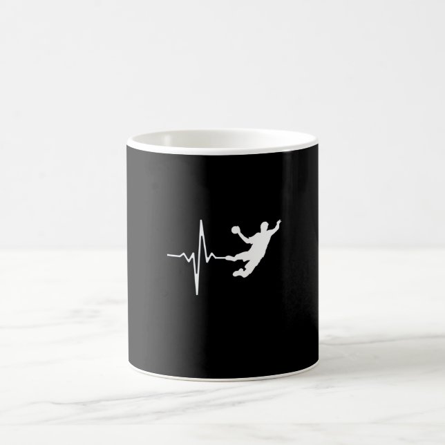 Mug Handball - Handball Player Heartbeat (Centre)