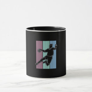 Mug Handball Player Retro