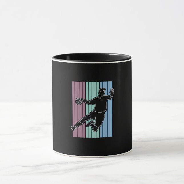 Mug Handball Player Retro (Centre)