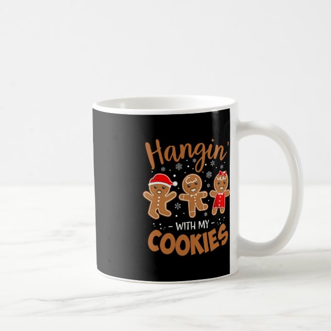 Mug Hangin Avec Mes Cookies Gingerbread Femmes Noël (Droite)