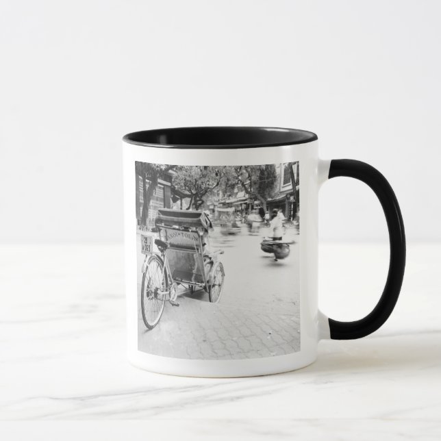 Mug Hanoi Vietnam, Cyclo dans la vieille ville d'Hanoï (Droite)