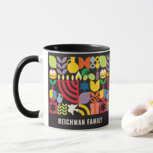 Mug Hanoukka Chanukah Menorah Personnalisé