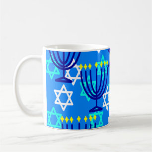 Mug Hanoukka Menorahs