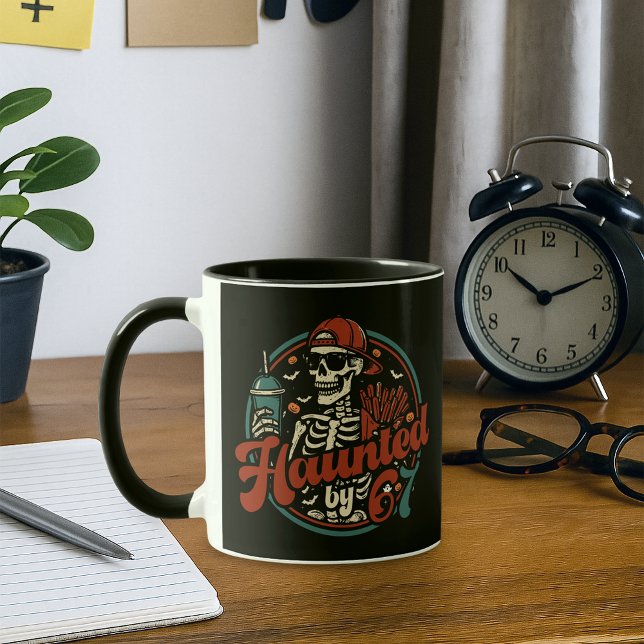 Mug Hanté par 67 Drôle d'Halloween Six Sept 67 Meme (Créateur téléchargé)