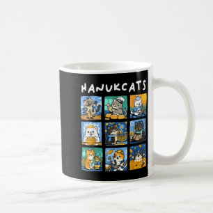 Mug Hanukcats Hanukkah Chat Menorah Juif Gif Chanukah