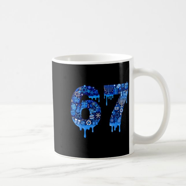 Mug Hanukkah 67 Six Seven Boy Girl Kids 67 Meme Hanukk (Droite)