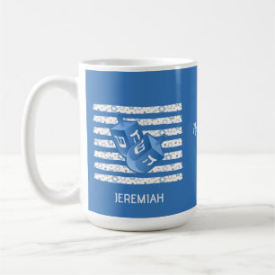 Mug Hanukkah familial personnalisé de Dreidel