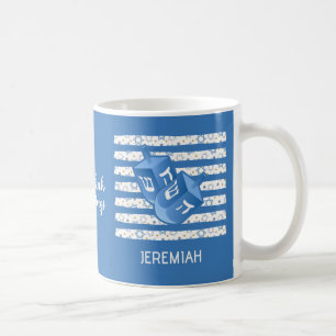 Mug Hanukkah familial personnalisé de Dreidel