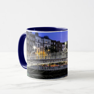 Mug Ha'penny Bridge, Dublin, Irlande photo pittoresque