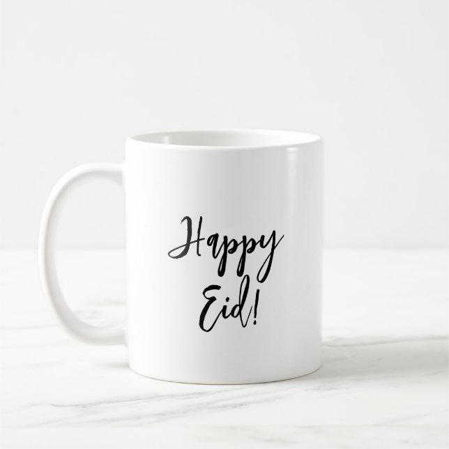 Mug Happy Aïd simple minimaliste (Gauche)
