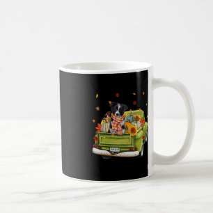 Mug Happy Automne Y'all Bordure Collie Chien sur Camio