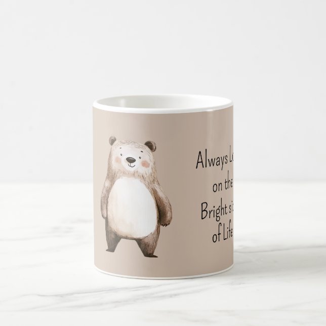 Mug Happy Bear Côté lumineux de la vie (Centre)