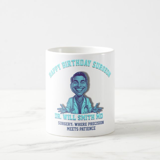 MUG HAPPY BIRTHDAY MR SURGEON  (Centre)