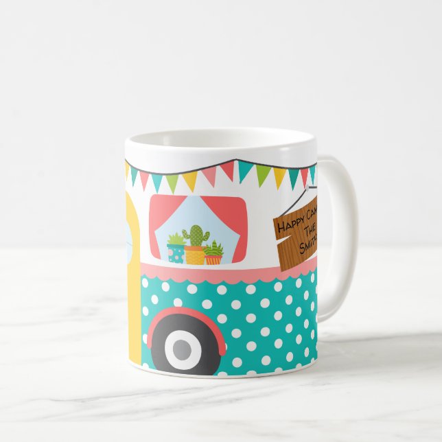 Mug Happy Camper (Devant droit)