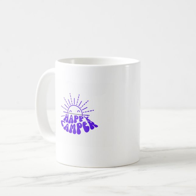 Mug Happy Camper sur un (Devant gauche)