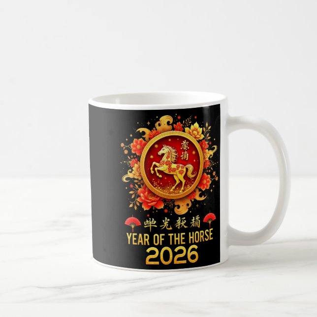 Mug Happy Chinese New Year 2026 Lunar Year Of The Hors (Droite)