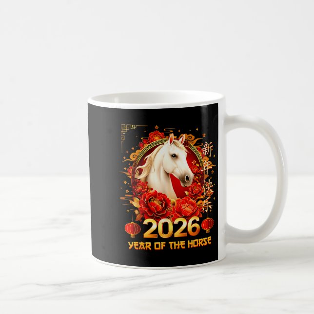Mug Happy Chinese New Year Of The Horse 2026 Lunar New (Droite)