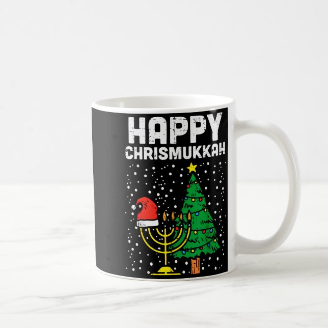Mug Happy Christmukkah Jewish Christmas Hanukkah Chanu (Droite)