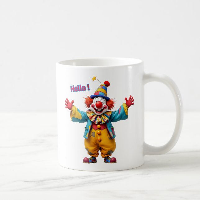Mug Happy clown with big smile. (Droite)