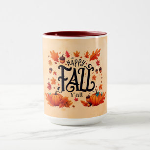 Mug Happy Fall Y'all classique