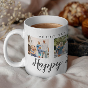 Mug Happy Fête des pères 4 Photo Message personnalisé 