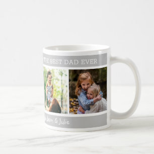 Mug Happy Fête des pères Best Papa Ever 4 Photo Collag