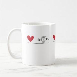 Mug Happy Fête des pères Love Heart Art Imprimer