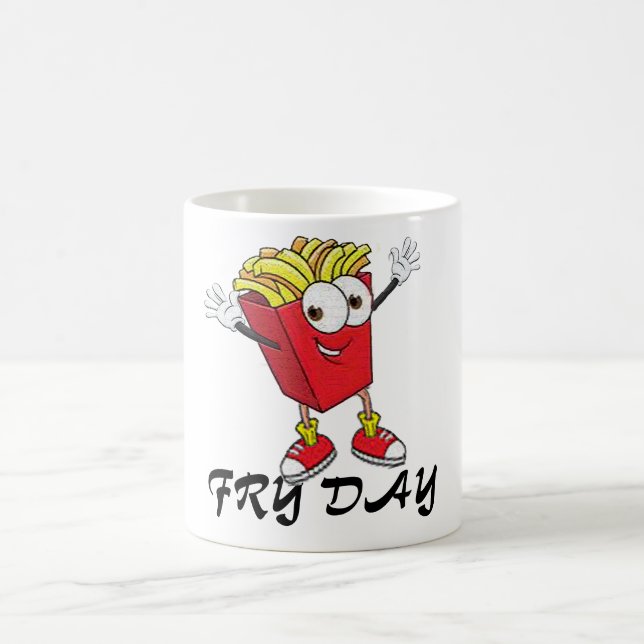 Mug happy friday friy day drôle design café cool (Centre)