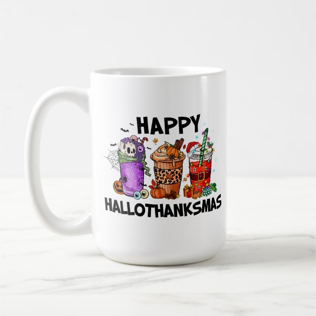Mug Happy HalloThanksMas (Gauche)