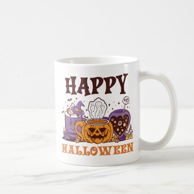 Mug Happy Halloween café brasse (Droite)