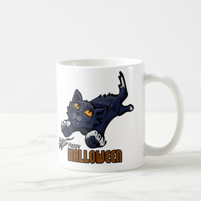 Mug Happy Halloween Chat et souris (Droite)