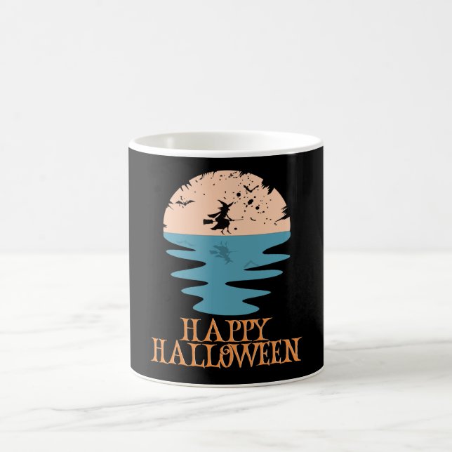 Mug Happy Halloween drôle caractère Déplaisant (Centre)