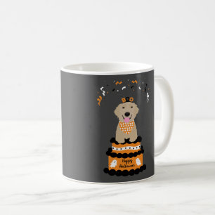 Mug Happy Halloween Golden Retriever Éffrayant Ghost B