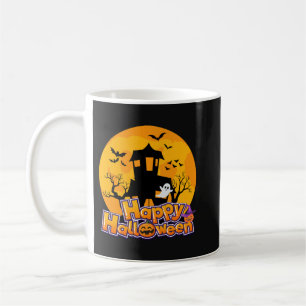 Mug Happy Halloween Haunted House Moon