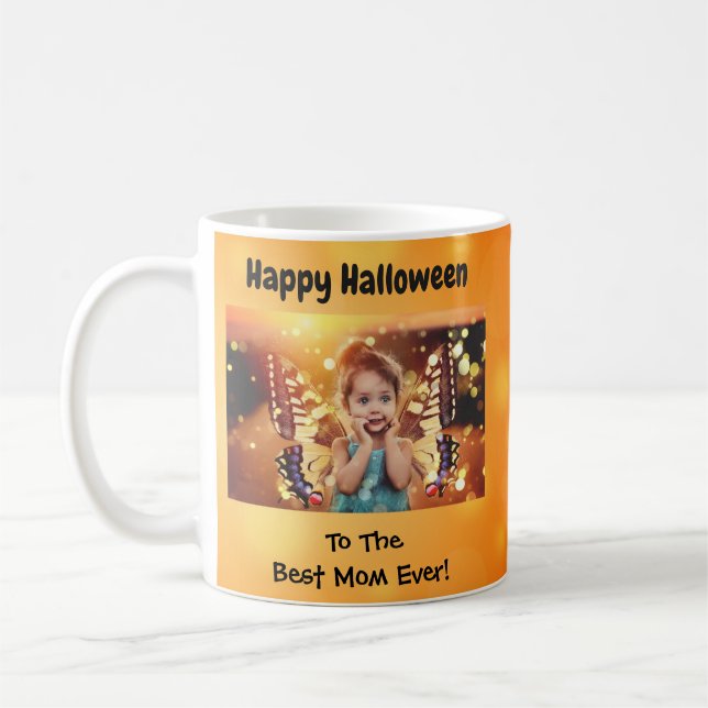 Mug Happy Halloween Meilleure Maman Jamais Photo (Gauche)