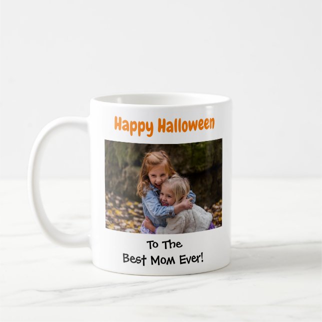Mug Happy Halloween Meilleure Maman Jamais Photo (Gauche)