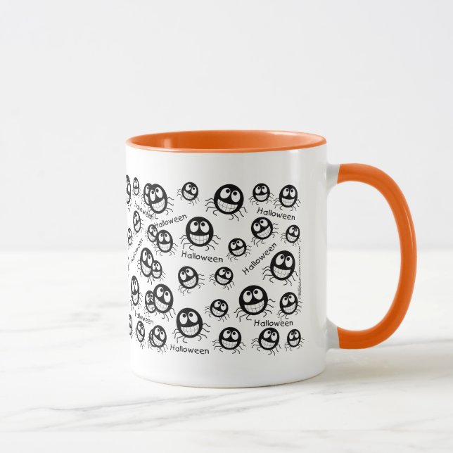 Mug Happy Halloween Spider Collage (Droite)