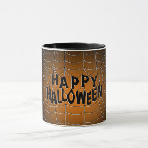 Mug Happy Halloween Spiderweb