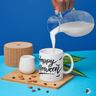Mug Happy Halloween Vintage de conception de texte Éff