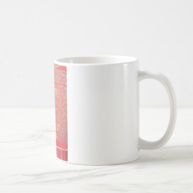 Mug Happy Holidays Heart Red and Gold Collection (Droite)