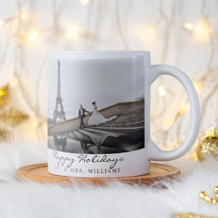 Mug Happy Holidays Newlysée Photo Collage