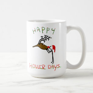 Mug Happy Hollerdays 4 - embrasser un renne.