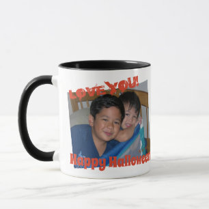 Mug Happy Holloween Black Orange 1 Photo