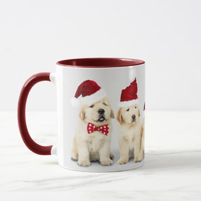 Mug Happy Howlidays Pet Dog Holiday Photo | Noël (Gauche)