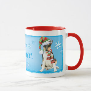 Mug Happy Howlidays Smooth Collie