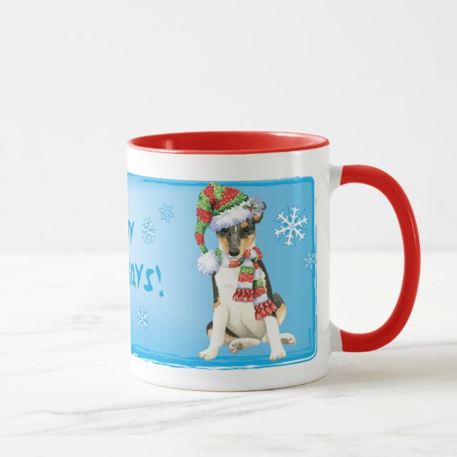Mug Happy Howlidays Smooth Collie (Droite)