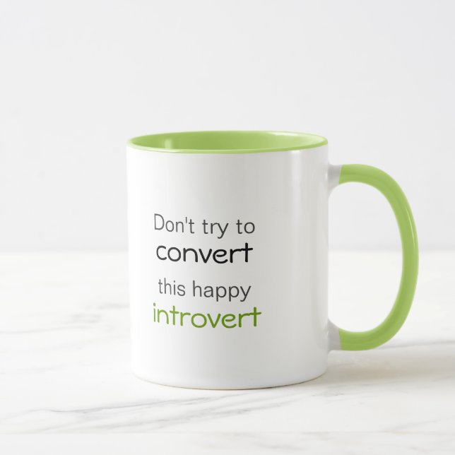 Mug Happy Introvert (Droite)